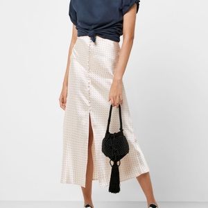 Top shop midi pink skirt